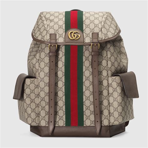 zaino tessuto gucci|Zaino Ophidia GG Medium in Marrone .